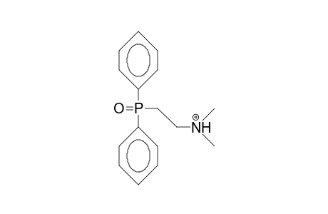 2-Diphenyl-phosphinyl-N,N-dimethyl-ethylammonium cation