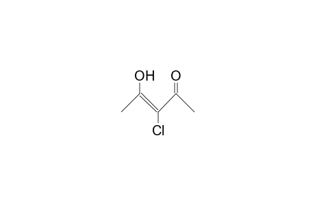 3-Chloro-2,4-pentanedione enol-form
