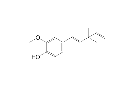 2-Methoxy-4-((E)-3,3-dimethylpenta-1,4-dienyl)-phenol