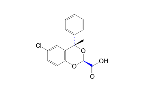 6-Chloro-cis-4-methyl-4-phenyl-1,3-benzodioxan-2-carboxylic acid