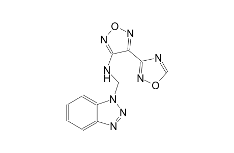 1H-1,2,3-benzotriazole-1-methanamine, N-[4-(1,2,4-oxadiazol-3-yl)-1,2,5-oxadiazol-3-yl]-