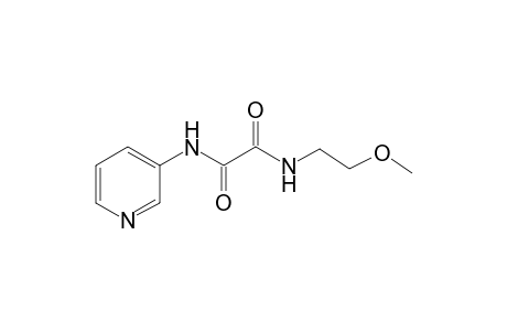 N1-(2-Methoxyethyl)-N2-(3-pyridyl)oxamide
