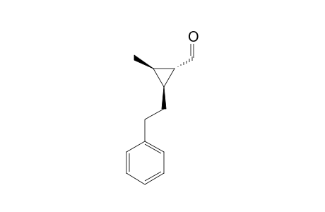 (1S,2S,3R)-3-METHYL-2-(2-PHENYLETHYL)-CYCLOPROPANE-1-CARBOXALDEHYDE