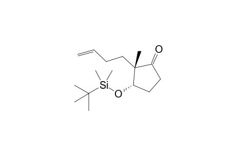 (2S,3S)-2-but-3-enyl-3-[tert-butyl(dimethyl)silyl]oxy-2-methyl-1-cyclopentanone