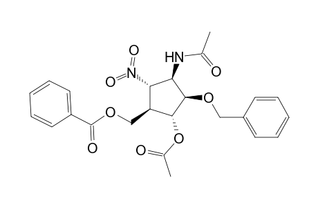 [(1R,2R,3R,4R,5S)-4-acetamido-2-acetoxy-3-benzyloxy-5-nitro-cyclopentyl]methyl benzoate