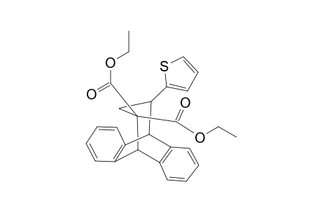 Diethyl 13-(2-thienyl)-9,10-dihydro-9,10-propanoanthracene-11,11-dicarboxylate