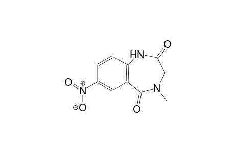 1H-1,4-benzodiazepine-2,5-dione, 3,4-dihydro-4-methyl-7-nitro-