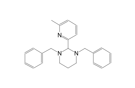 pyrimidine, hexahydro-2-(6-methyl-2-pyridinyl)-1,3-bis(phenylmethyl)-