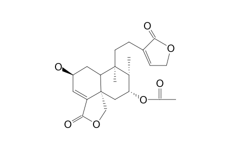 7A-ACETOXY-2B-HYDROXY-ENT-CLERODAN-3,13-DIEN-18,19:16,15-DIOLIDE