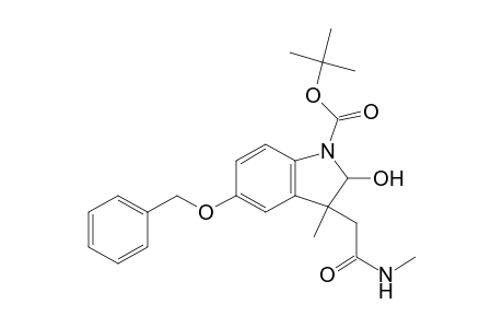 5-(Benzyloxy)-1-(tert-butoxycarbonyl)-2-hydroxy-3-methyl-3-[2-oxo-2-(methylamino)ethyl]indoline