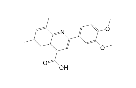 2-(3,4-dimethoxyphenyl)-6,8-dimethyl-4-quinolinecarboxylic acid