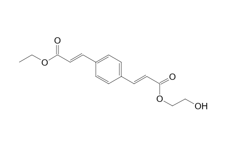 (E)-ethyl 3-(4-((E)-3-(2-hydroxyethoxy)-3-oxoprop-1-en-1-yl)phenyl)acrylate