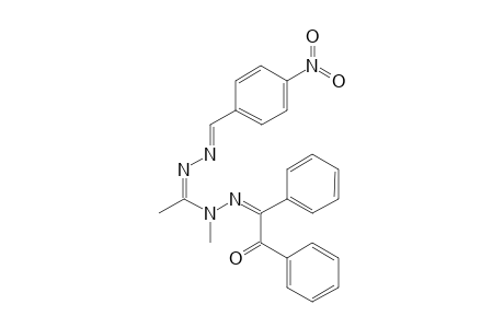 N(2)-[.alpha.-Benzoylbenzylidene]-N(1)-methyl-N(4)-[4'-nitrobenzylidene]acetohydrazide-hydrazone