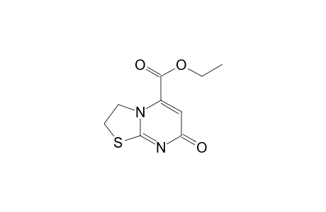 7H-Thiazolo[3,2-a]pyrimidine-5-carboxylic acid, 2,3-dihydro-7-oxo-, ethyl ester