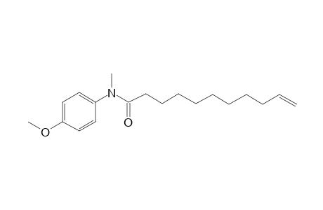 N-(4-Methoxyphenyl)-10-undecenamide, N-methyl-