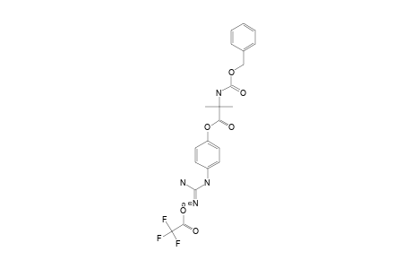 4-GUANIDINOPHENYL-N-(BENZYLOXYCARBONYL)-(ALPHA-METHYL)-ALANINEATE-TRIFLUOROACETATE