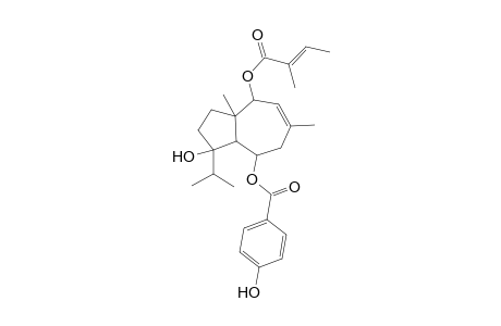 4.beta.-Hydroxy-6.alpha.-[(p-hydroxybenzoyl)oxy]-dauc-8-ene