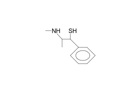 2-(Methylamino)-1-phenylpropan-1-thiol, (erythro)