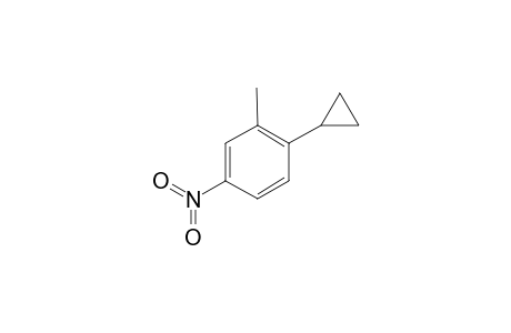1-cyclopropyl-2-methyl-4-nitro-benzene
