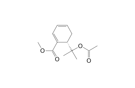 1,3-Cyclohexadiene-1-carboxylic acid, 6-[1-(acetyloxy)-1-methylethyl]-, methyl ester, (S)-
