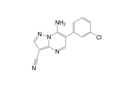 pyrazolo[1,5-a]pyrimidine-3-carbonitrile, 7-amino-6-(3-chlorophenyl)-