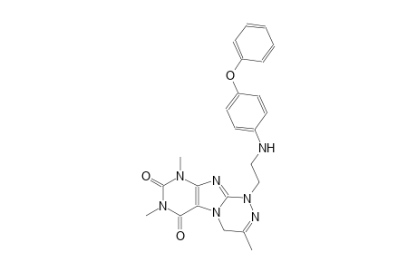 [1,2,4]triazino[3,4-f]purine-6,8(7H,9H)-dione, 1,4-dihydro-3,7,9-trimethyl-1-[2-[(4-phenoxyphenyl)amino]ethyl]-