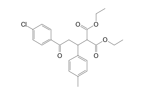 1,1-BIS-(CARBETHOXY)-2-(4-METHYLPHENYL)-4-(4-CHLOROPHENYL)-4-OXOBUTANE
