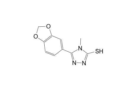 4H-1,2,4-triazole-3-thiol, 5-(1,3-benzodioxol-5-yl)-4-methyl-