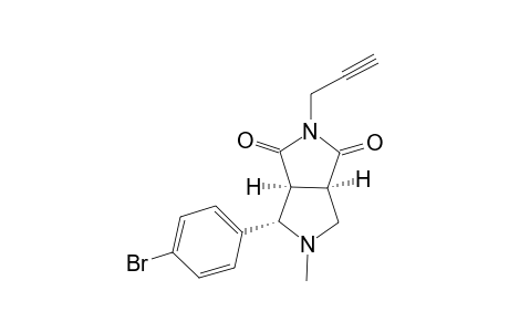 endo-4-(4-Bromophenyl)-5-methyl-2-prop-2-ynyl-1,3,3a.alpha.,4.beta.,6.alpha.,.beta.,6a.alpha.-hexahydropyrrolo[3,4-c]pyrrole-1,3-dione