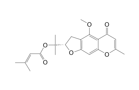 (S)-(+)-4'-O-SENECIOYL-5-O-METHYLVISAMMINOL