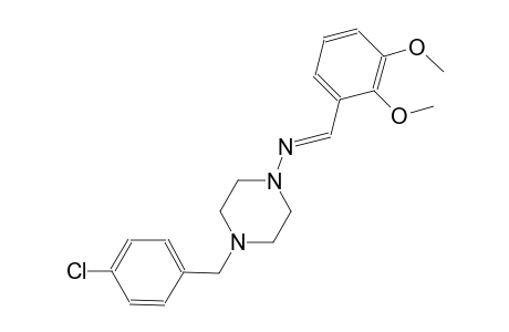 1-piperazinamine, 4-[(4-chlorophenyl)methyl]-N-[(E)-(2,3-dimethoxyphenyl)methylidene]-