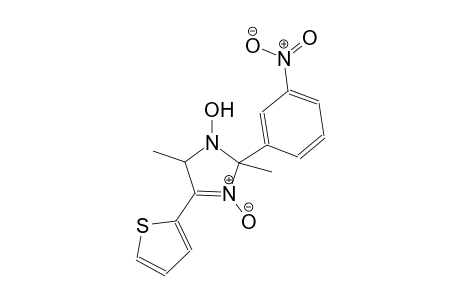 2,5-dimethyl-2-(3-nitrophenyl)-4-(2-thienyl)-2,5-dihydro-1H-imidazol-1-ol 3-oxide