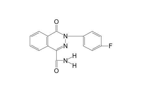 3,4-DIHYDRO-3-(p-FLUOROPHENYL)-4-OXO-1-PHTHALAZINECARBOXAMIDE