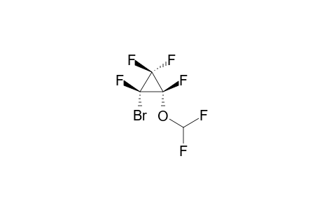 3-DIFLUOROMETHOXY-2-BROMO-1,1,2,3-TETRAFLUORO-CYCLOPROPANE;COMPUND-#A22