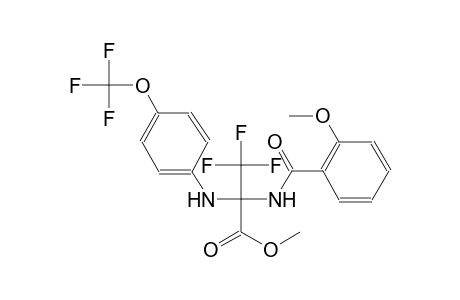 alanine, 3,3,3-trifluoro-N-(2-methoxybenzoyl)-2-[[4-(trifluoromethoxy)phenyl]amino]-, methyl ester