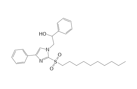 1-(2-Phenyl-2-hydroxyethyl)-4-phenyl-2-decylsulfonylimidazole