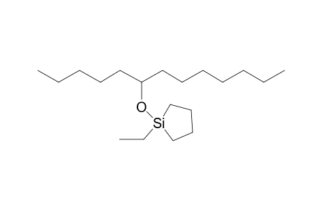 1-Ethyl-1-[(1-pentyloctyl)oxy]silolane