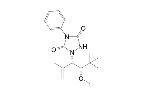1-[(1S)-1-[(1S)-1-methoxy-2,2-dimethyl-propyl]-2-methyl-allyl]-4-phenyl-urazole