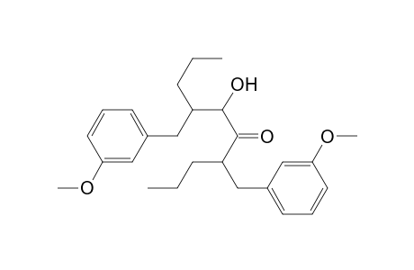 6-(Hydroxy)-4,7-bis[(3-methoxyphenyl)methyl]-5-decanone