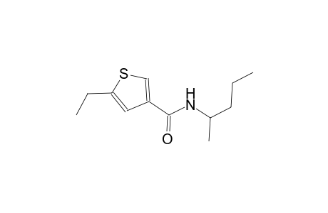 5-ethyl-N-(1-methylbutyl)-3-thiophenecarboxamide