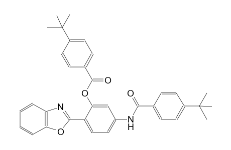benzoic acid, 4-(1,1-dimethylethyl)-, 2-(2-benzoxazolyl)-5-[[4-(1,1-dimethylethyl)benzoyl]amino]phenyl ester
