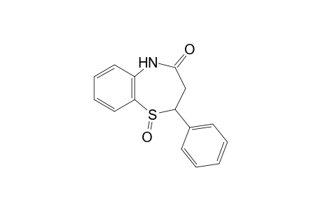 2-Phenyl-2,3-dihydro-1,5-benzothiazepin-4(5H)-one 1-oxide