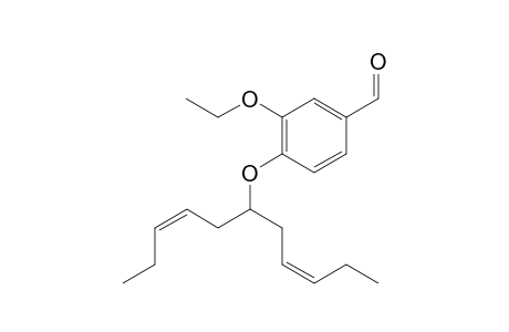 3-ethoxy-4-(((3Z,8Z)-undeca-3,8-dien-6-yl)oxy)benzaldehyde