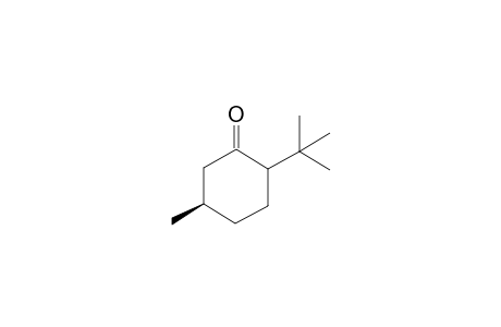 (5R)-2-tert-Butyl-5-methylcyclohexanone