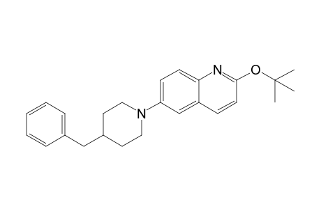 2-tert-Butoxy-6-(4-benzylpiperidin-1-yl)quinoline