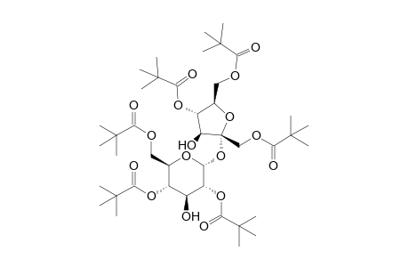 .alpha.-D-Glucopyranoside, 1,4,6-tris-O-(2,2-dimethyl-1-oxopropyl)-.beta.-D-fructofuranosyl, 2,4,6-tris(2,2-dimethylpropanoate)
