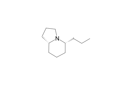 (5R,8AR)-5-PROPYLINDOLIZIDINE;GEPHYROTOXIN-167B