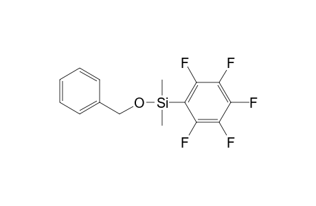(Benzyloxy)(dimethyl)(2,3,4,5,6-pentafluorophenyl)silane