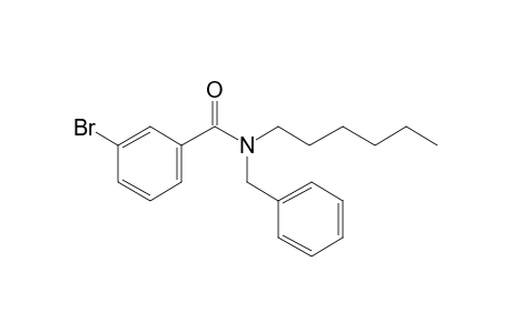 Benzamide, 3-bromo-N-benzyl-N-hexyl-