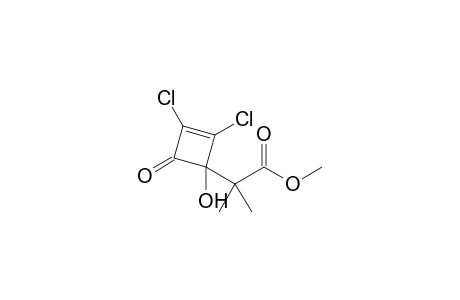 2-(2,3-dichloro-1-hydroxy-4-keto-cyclobut-2-en-1-yl)-2-methyl-propionic acid methyl ester